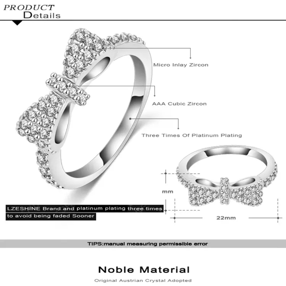 🔴25%off Lokaer Bow knot ring - Picture 2 of 6